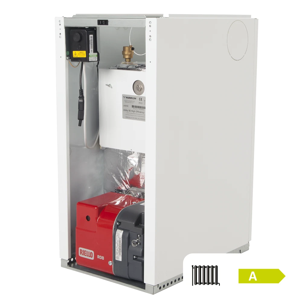 WARMFLOW AGENTIS 34KW CONVENTIONAL CONDENSING OIL BOILER FULLY FITTED | eBay