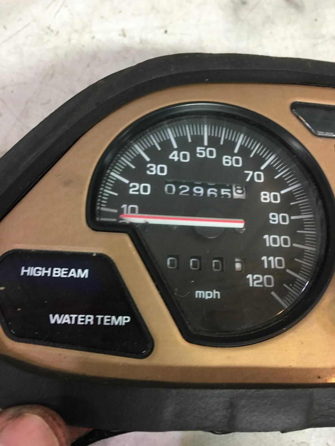 96 Yamaha VMax 600 DX Snowmobile gauges speedometer tachometer dash
