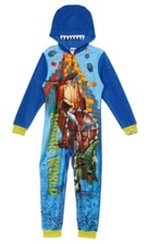 Lego Jurassic World Union Suit Pajamas Size 8 Boys One Piece Park Costume Medium