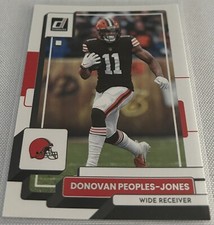 2022 Donruss Football Donovan Peoples-Jones Cleveland Browns base card #207