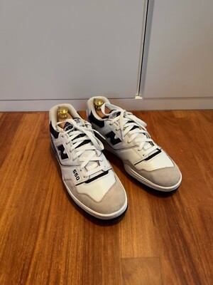 New Balance 550 Weiß Blau / White Navy Gr. 45 / US 11
