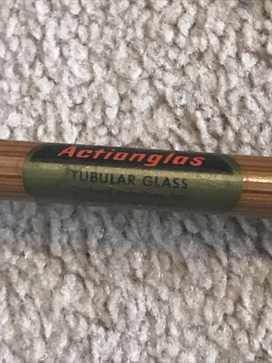 VINTAGE ACTIONGLAS 7' MODEL 1770-7' TUBULAR GLASS FISHING VINTAGE ACTIONGLAS 7' MODEL 1770-7' TUBULAR GLASS FISHING