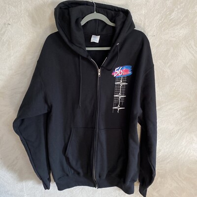 Racing zip hooded shirt 56 DCRacing Size Large Mens