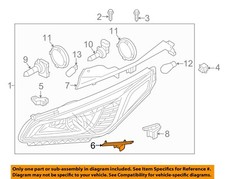 HYUNDAI OEM 15-16 Sonata Headlamp-Front Lamps-Mount Bracket Right 92142C1000