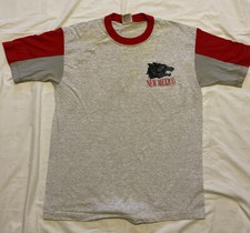 Vintage New Mexico Lobos T Shirt Red Oak Made In USA SIZE L