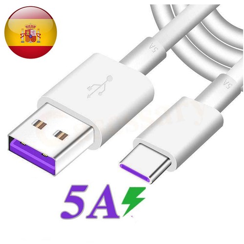 Usb Tipo c Carga Rapida 5A para Movil Tablet Cable USB-C Quick eBay