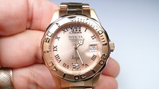 Invicta Angel Women's Rose Pink Watch w Blush Metal Band Extra Links