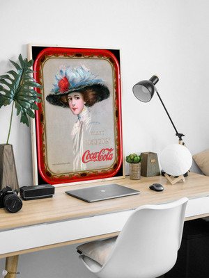 Poster vintage Coca-Cola stampa Coke 1900 drink