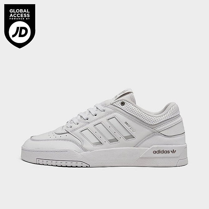 adidas Originals Drop Step Low Mens Basketball Shoes FZ5988 White 13 NIB image 3