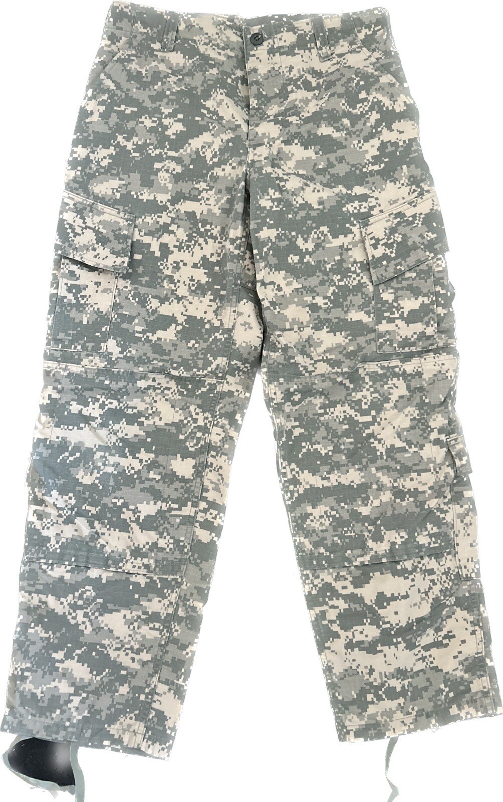 US Army Combat Pants Men's Small, 30x28 ACU Digital Camo Fire Proof