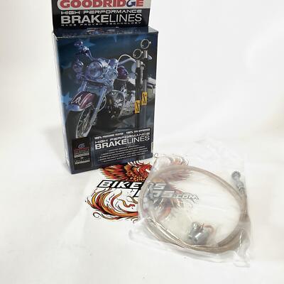 Goodridge High-End Braided 33'' Front Brake Line HD22126-1FCH/PS+2