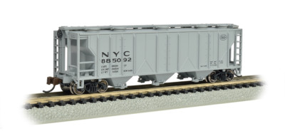 BACHMANN #73856 N SCALE PS-2 3 BAY HOPPER NEW YORK CENTRAL NEW IN BOX
