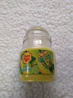 Chupa Chups Limette & Zitrone Duftkerze & Glashalter - Neu