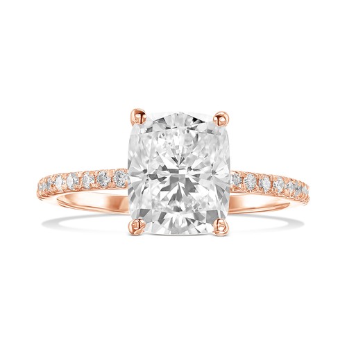 Anello di fidanzamento diamanti IGI VS1 E radiante laboratorio 3,20 carati creato miglior prezzo - Foto 7 di 7