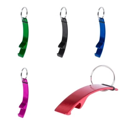 EBUYGB Metal Bottle Opener Keyring Key Ring Metal Bar Beer Novelty Gift Tool Claw Fob