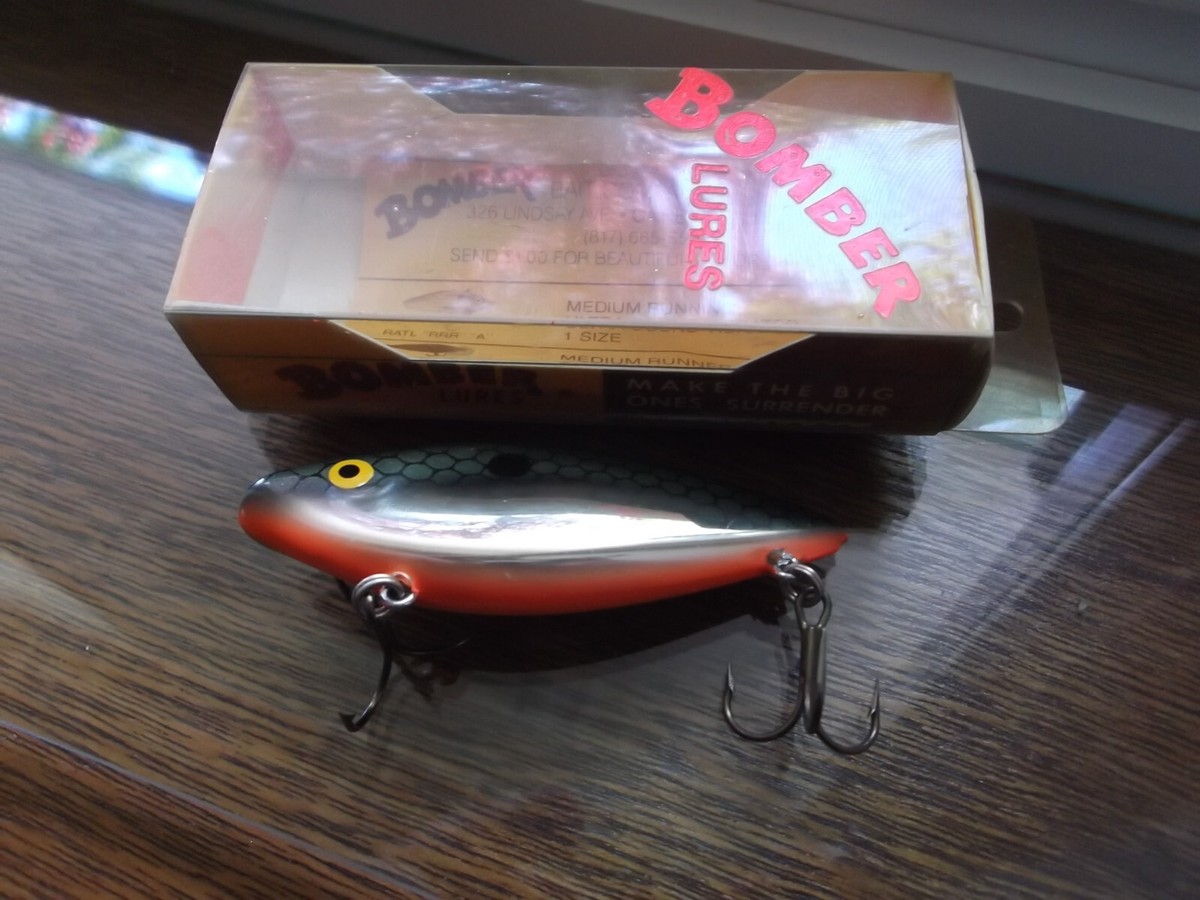 5 Vntage Bomber RatL RRR A Lpless Crankbat Fshng Lures 3 | eBay