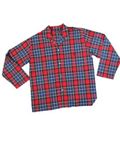 Polo Ralph Lauren Multicolor Tartan Plaid Pajama Sleepwear Shirt Size XL NWOT
