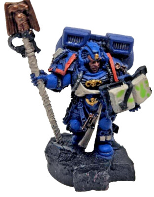 Warhammer 40k Space Marines Librarian Jump Pack Ultramarines Painted GW 40 k