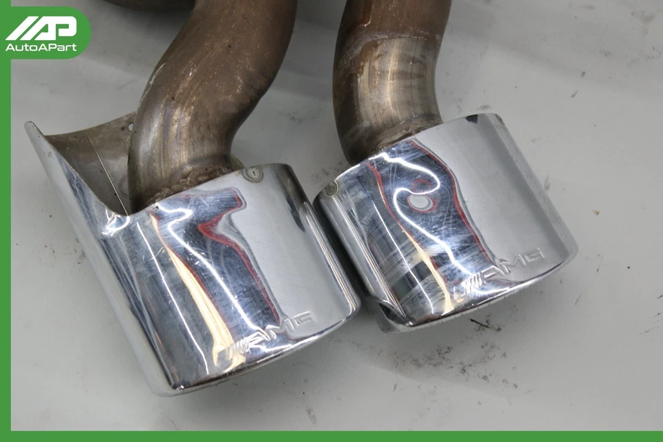 ✅ Unidad de escape silenciador deportivo Mercedes W209 CLK500 CLK350 CLK55 AMG doble puntas OEM Foto 2 de 4