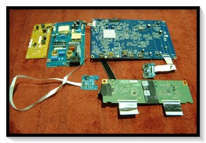 DELL MONITOR BOARDS MODEL P3421W COMPLETE 100% WORKING CRACKED SCREEN ! $69NRWOW