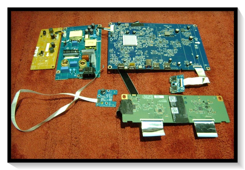 DELL MONITOR BOARDS MODEL P3421W COMPLETE 100% WORKING CRACKED SCREEN ! $69NRWOW