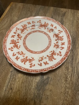 Wileman Foley Porzellan Brot- und Butterteller, ''Lilienmuster mit Ringen''