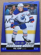 Phil Kemp 2024-25 O-Pee-Chee Marquee Rookie Blue RC #595 Edmonton Oilers 