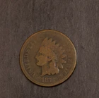 1875 Indian Cent      Lot F 1010