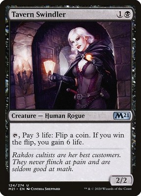 [MTG] Tavern Swindler (Foil) (124) (M21) LP-HP