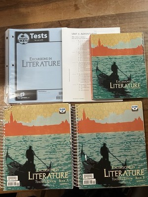 BJU Press Excursions in Literature 3rd Ed Teacher's Edition A & B Answer Key CD