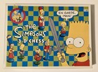 Vintage 1991 The Simpsons 3D Chess Set Complete Board Game Classic 100% Complete — photo 1