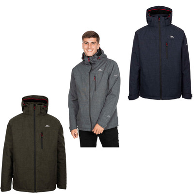 Trespass Mens Fyfinn Warm Winter Padded Waterproof Walking Hiking Jacket