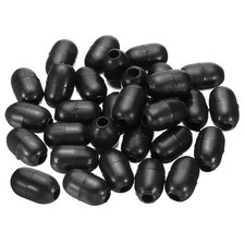 30Pcs Kitchen Sink Rack Feet 5mm ID x 13mm OD Sink Grid Protector Black