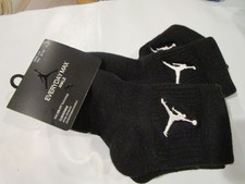 Jordan Everyday max ankle Dri Fit socks, size youth 3Y-5Y, women 4-6., 3 pairs