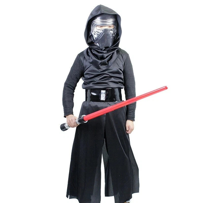 Niños Star Wars Kylo Ren Disfraz Trajes Ben Solo Conjunto Completo Nuevo Halloween Foto 4 de 4