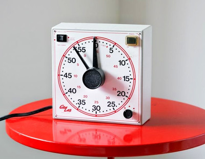 Vintage GraLab Model 167 Industrial Darkroom Timer White USA Antique Tested