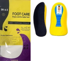 Dr. A-Z  Plantar Fasciitis Shoe Inserts For Heel Support 3/4  Insole  LX