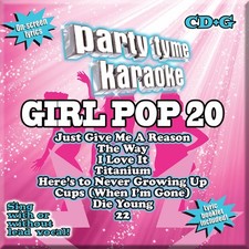 Party Tyme Karaoke - Girl Pop 20 8 8-song CD G - Party Tyme Karaoke - New ...