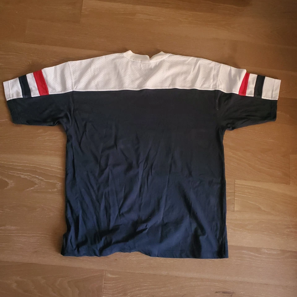 Camiseta deportiva de hockey FILA VINTAGE malla 2XL XXL azul blanco rojo años 90 Foto 2 de 4