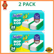 Swiffer Mop  Go Wet Refills, Gain, 24 Count, 2 Pack