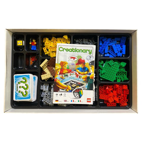 LEGO Creationary 3844 Board Game Discontinued Set Boxed + Manual Unchecked