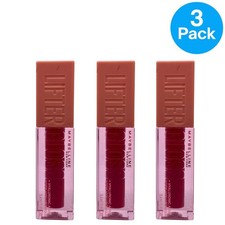 Maybelline Lifter Gloss Hydrating Lip Gloss 005 Petal 0.18 oz 3 Pack New