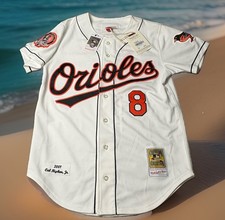 MITCHELL & NESS AUTHENTIC BALTIMORE ORIOLES M $350 RETAIL CAL RIPKEN JR. JERSEY