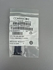 Brand New Commscope 760046730 WFE-PNL-BLANK-BK Patch Panel Assembly Blank Plate
