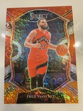 2020 Panini Select Fred VanVleet Red White Orange Shimmer Prizm All Star 29 MINT