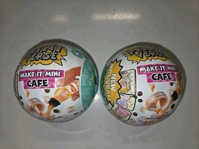 MGA'S Mini Verse Make It Mini Cafe Series 4 Sealed 2 Pack 2 Pieces NEW