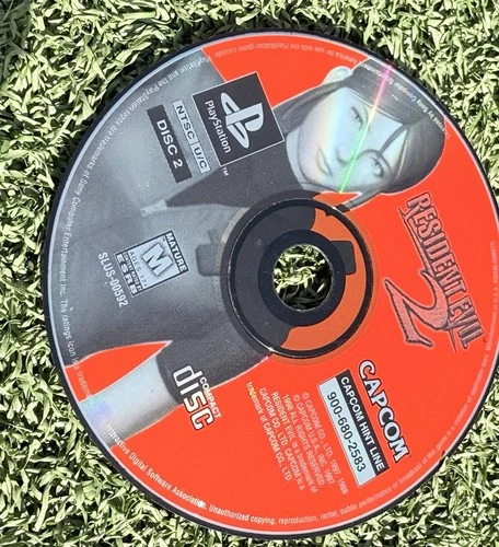 Resident Evil 2 PS1 Disc 2 Only Claire Scenario Capcom SLUS-00592 Sony