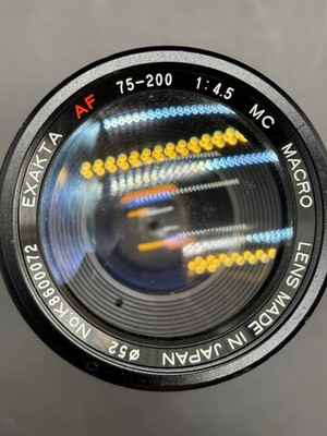 EXAKTA AF 75-200 mm 1:4.5 MC MACRO LENS FOR PARTS | eBay