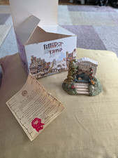 Lilliput Lane Cosy Corner Cottage Figurine 1990 Boxed Resin Painted Finish