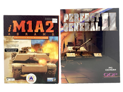 PC Games: Perfect General II (1994) Sealed & iM1A2 Abrams (1997) Sealed Contents